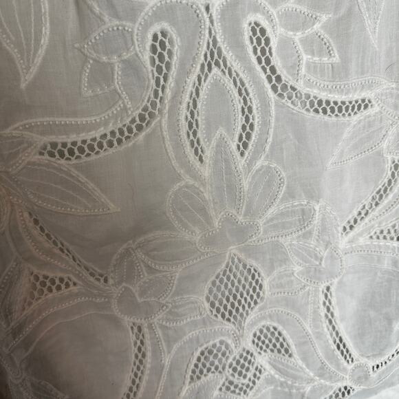 H&M Boho White Tunic Blouse Top NEW 8 - Picture 7 of 8